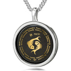 Pisces Necklaces for Lovers of the Zodiac 24k Gold Inscribed Lootquake LLC