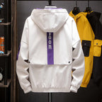 Men's Hooded Work Jacket, Utility Outerwear Jacket Pi-Mart