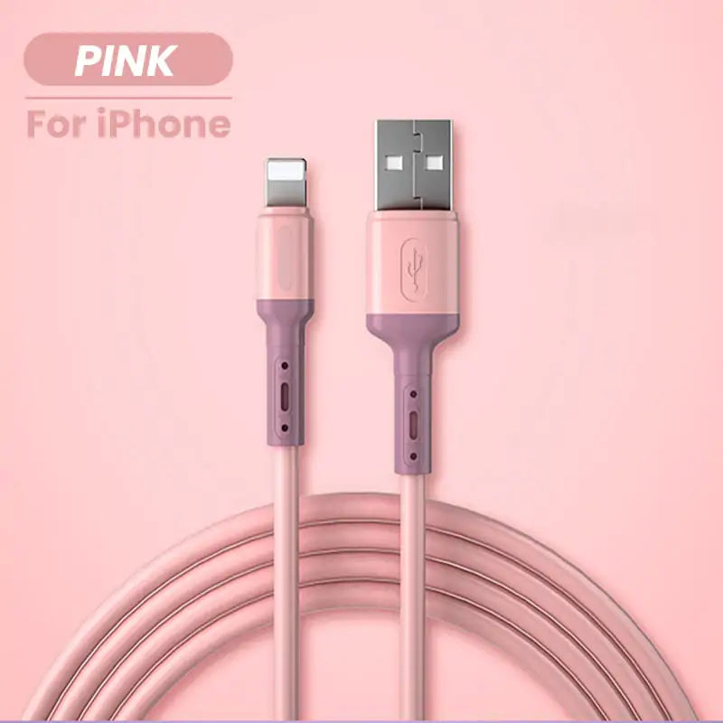 Lightning Silicone Charger Cable Pi-Mart