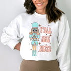 Y'all Are Nuts Sweatshirt Peachy Sunday