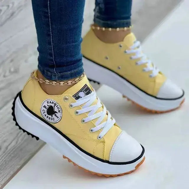 Canvas Comfort Sneakers Pi-Mart