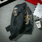 Embroidered Pilot Jacket and Baseball Jacket Combo
