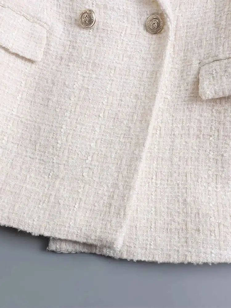 Women Blazer Breasted Pi-Mart