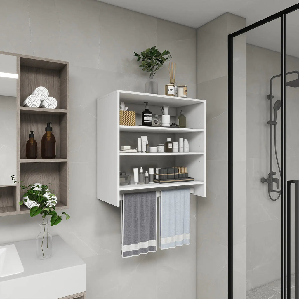 B1 Closet Organizer System: Wall Mounted Closet Organizers and Storage Walk in Closet System Closet Rack and Shelving Modern Closet Storage for Bedroom 31.49''W x 16.04''D x 31.49''H Pi-Mart