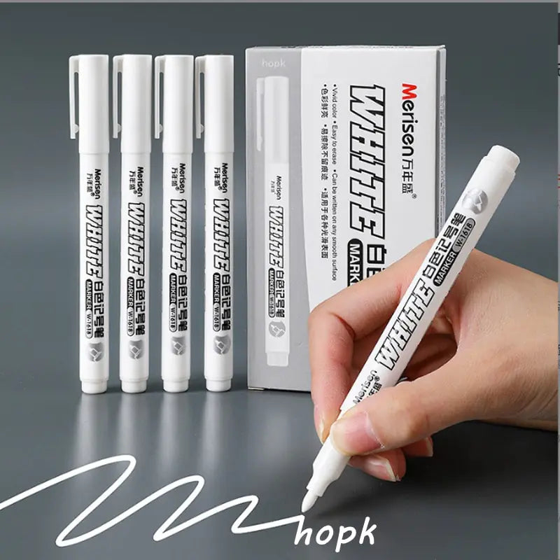 White Marker Gel Pen Pi-Mart