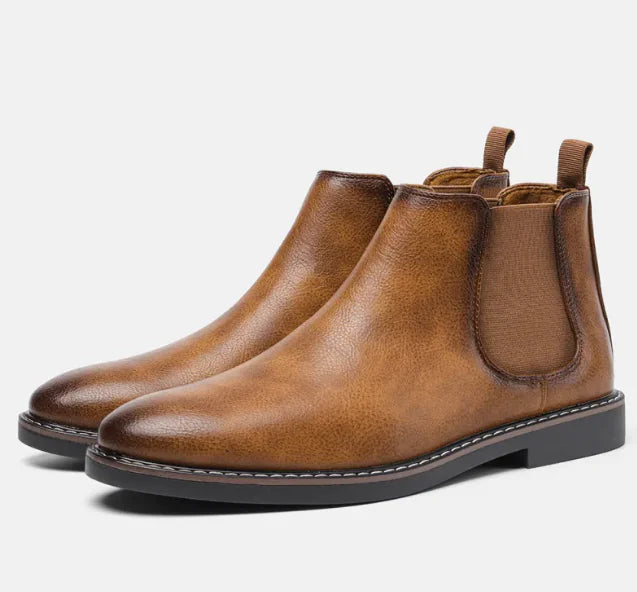 Retro Men's Cowhide Boots Pi-Mart