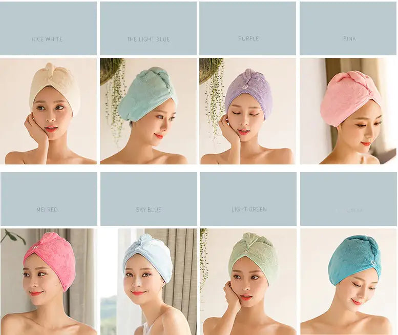 Women's Hair Dryer Cap, Absorbent Dry Hair Towel Lootquake LLC