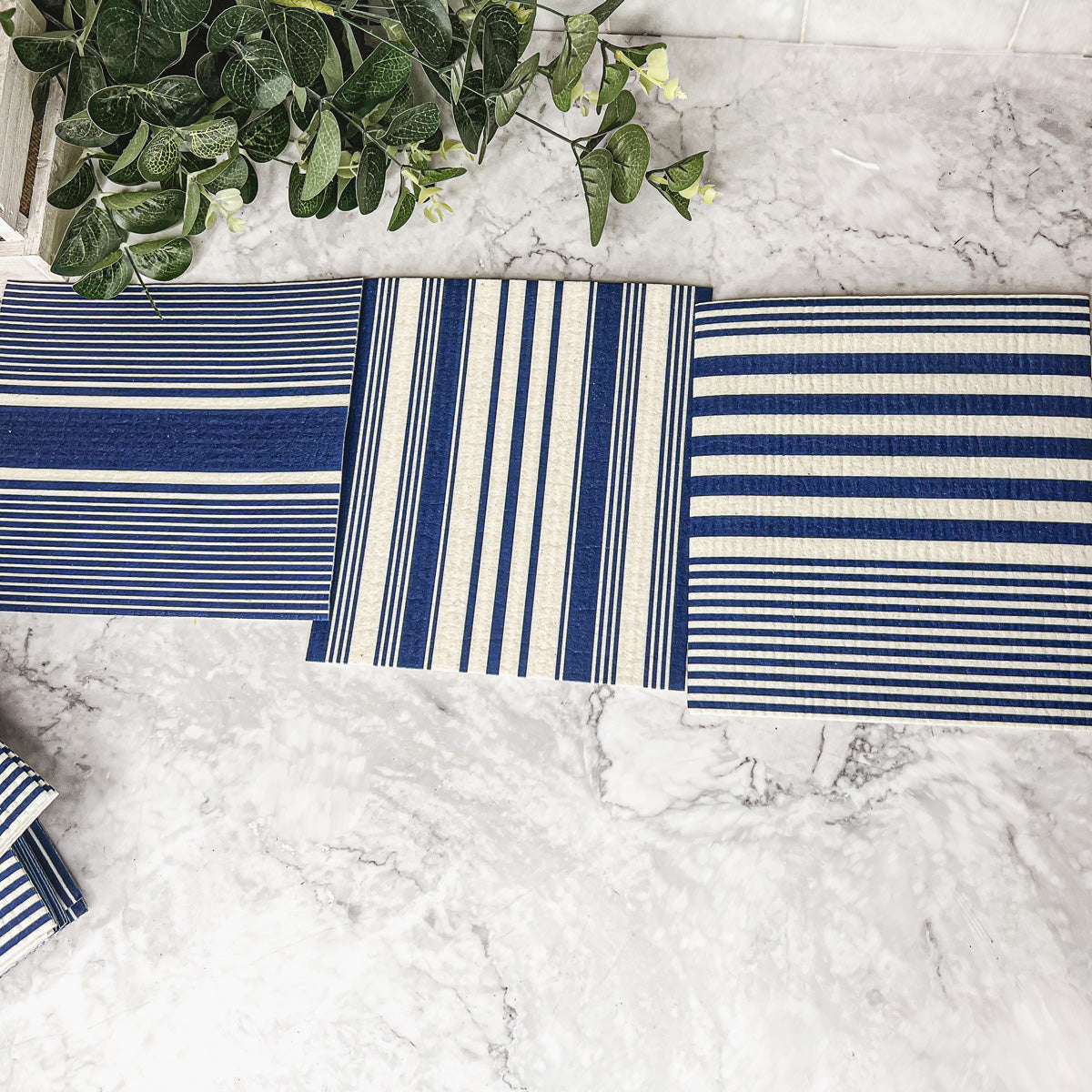 Yacht Club Biodegradable Kitchen Cloth 70% Cellulose 30% Cotton Reusable BandsCo Straps