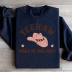 Yeehaw Cowboy Hat Sweatshirt Peachy Sunday