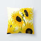 Yellow Pillow Case Cushion Cover Geometric Polyester Pillowcase Home Decorative Yellow Grey Modern Pillow Covers Beautiful Pattern Linen Square Pillow Case For Sofa Couch 45x45CM
