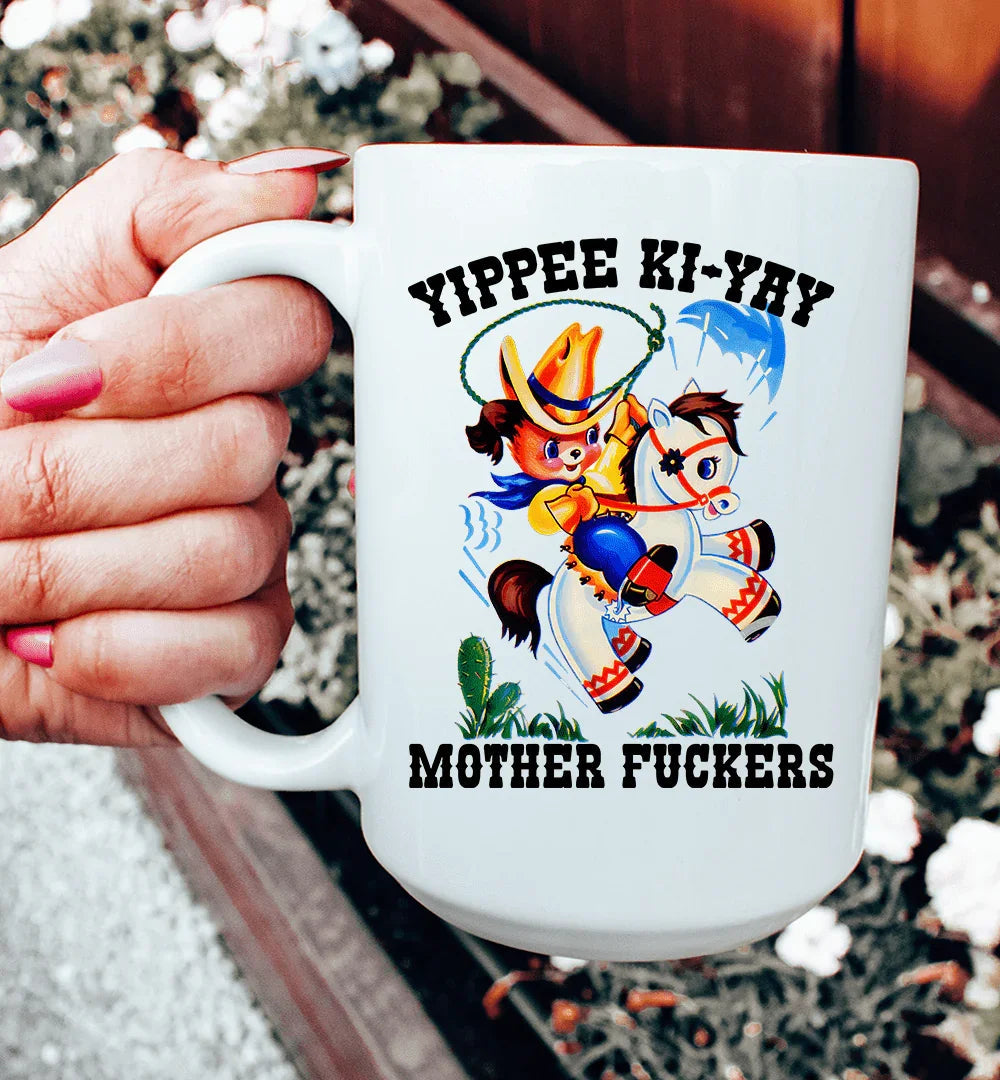 Yippee Ki Yay Mother F* 15 oz Peachy Sunday
