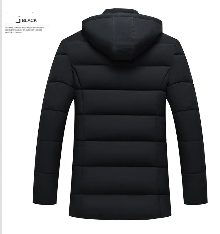 Hooded Jacket, Thick Cotton Coat, Down Jacket