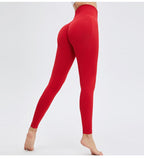 Yoga High Waist Push Up Seamless Sport Leggings Women Workout Pants Super Stretchy Gym Workout Tight Sport Leggings Lightweight Running Pants