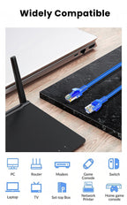 1m Ethernet Cable Cat5 Lan Cable UTP RJ45 Network Patch LAN Cable Internet Modem Laptop Router Copper Wire For Laptop TV Stevvex