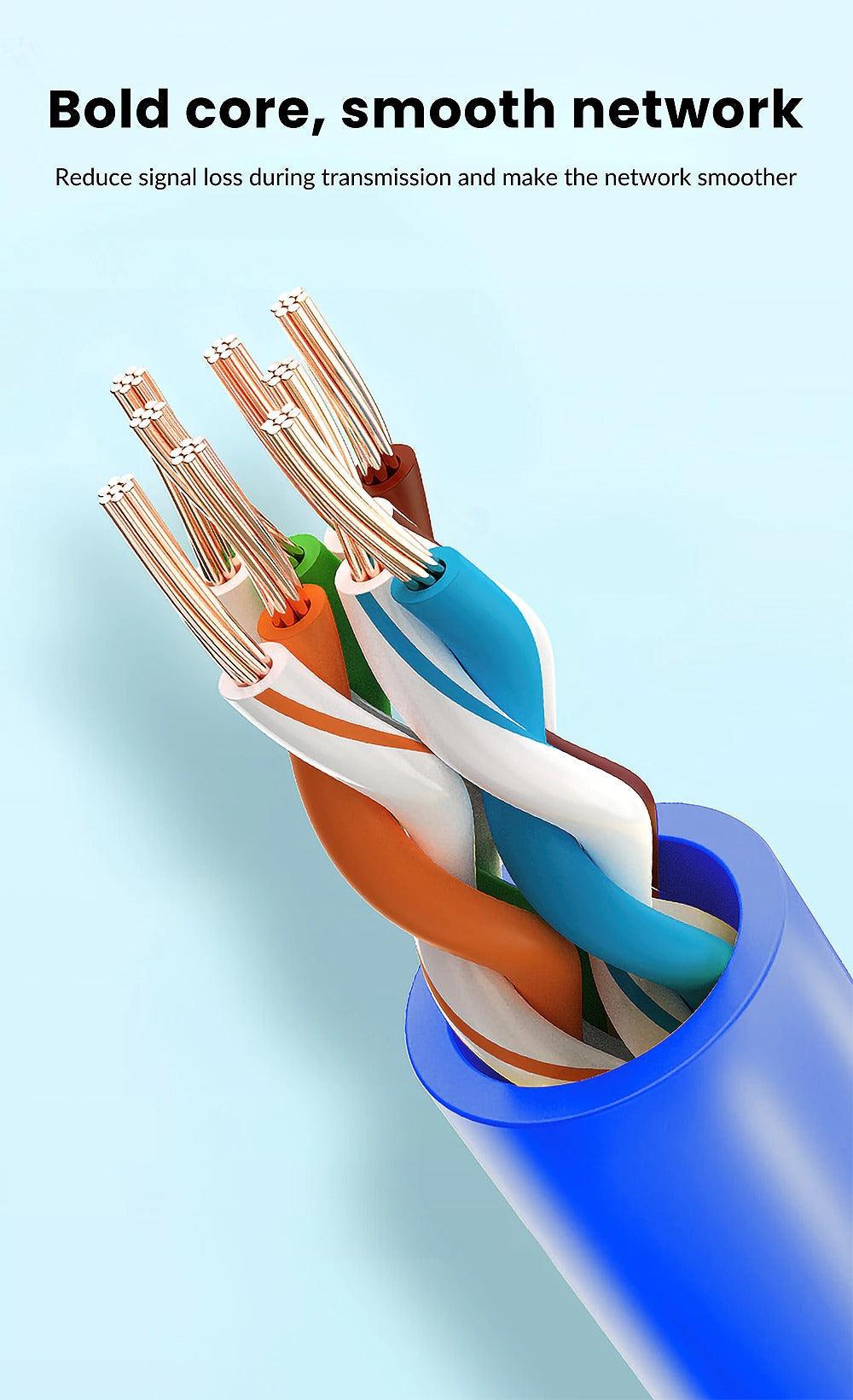 1m Ethernet Cable Cat5 Lan Cable UTP RJ45 Network Patch LAN Cable Internet Modem Laptop Router Copper Wire For Laptop TV Stevvex