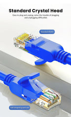 1m Ethernet Cable Cat5 Lan Cable UTP RJ45 Network Patch LAN Cable Internet Modem Laptop Router Copper Wire For Laptop TV Stevvex