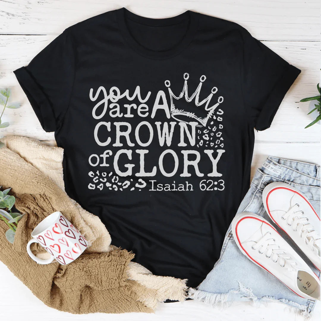 You Are A Crown Of Glory Tee Peachy Sunday
