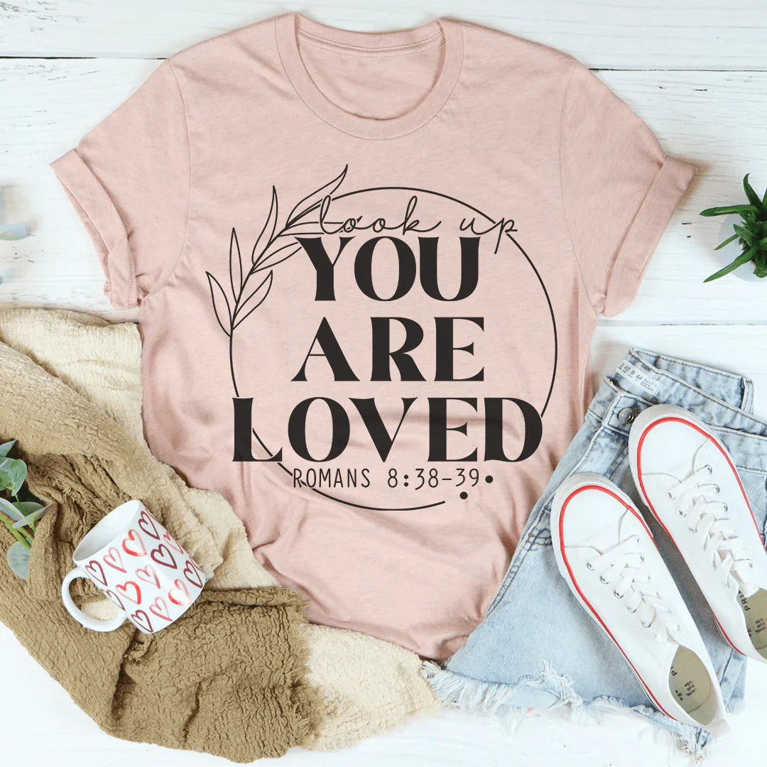 You Are Loved Tee Peachy Sunday