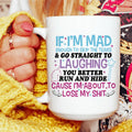 You Better Run And Hide Ceramic Mug 15 oz Peachy Sunday