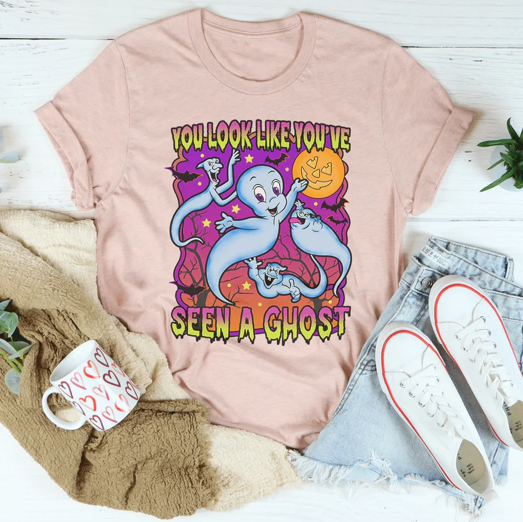 You Look Like You've Seen A Ghost Tee Peachy Sunday