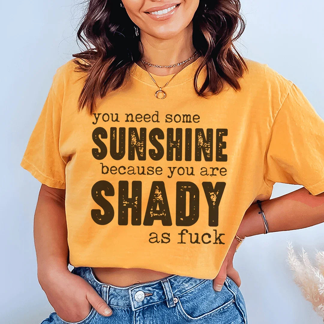 You Need Some Sunshine Tee Peachy Sunday