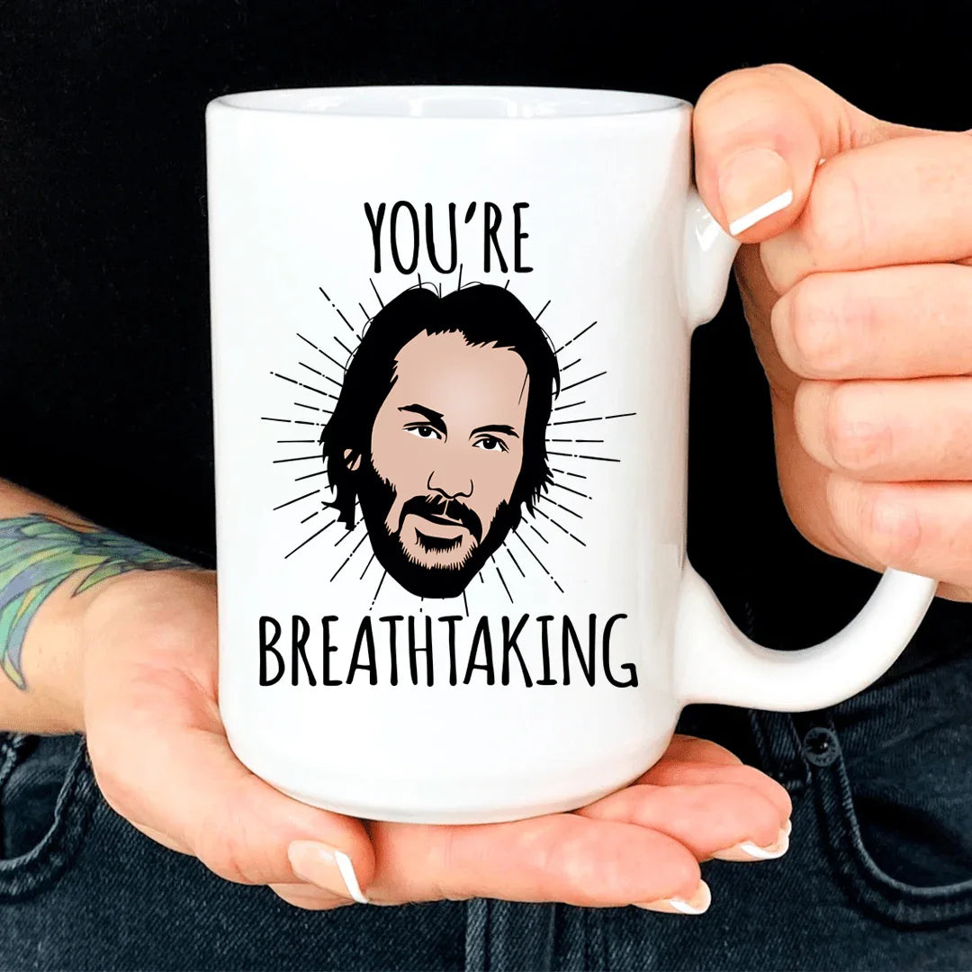 You're Breathtaking Mug Peachy Sunday