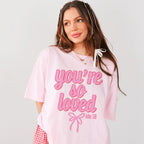You're So Loved John 3:16 Tee Peachy Sunday