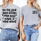You Still Have Those B-tches From High School To Prove Wrong Tee Peachy Sunday