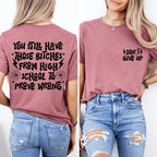 You Still Have Those B-tches From High School To Prove Wrong Tee Peachy Sunday