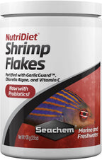 Seachem NutriDiet Shrimp Flakes - Probiotic Fish Food Formula with GarlicGuard 100g Lootquake LLC