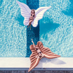 Giant Butterfly Wings Inflatable Pool Floating Air Mattress Pi-Mart