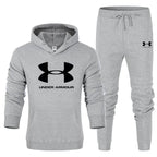 Men's Solid Color Thick Jacket Set for Spring and Autumn Pi-Mart