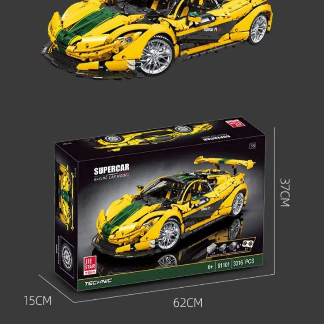Building Blocks Sports Car Children's Assembled Toys Lootquake LLC