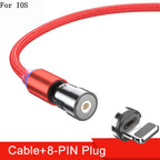 Magnetic Cable For Micro, USB Type C, and IOS Charger Fast Charging Pi-Mart