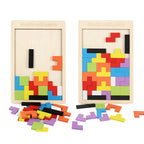 Children's Tetris Wooden Puzzle Pi-Mart