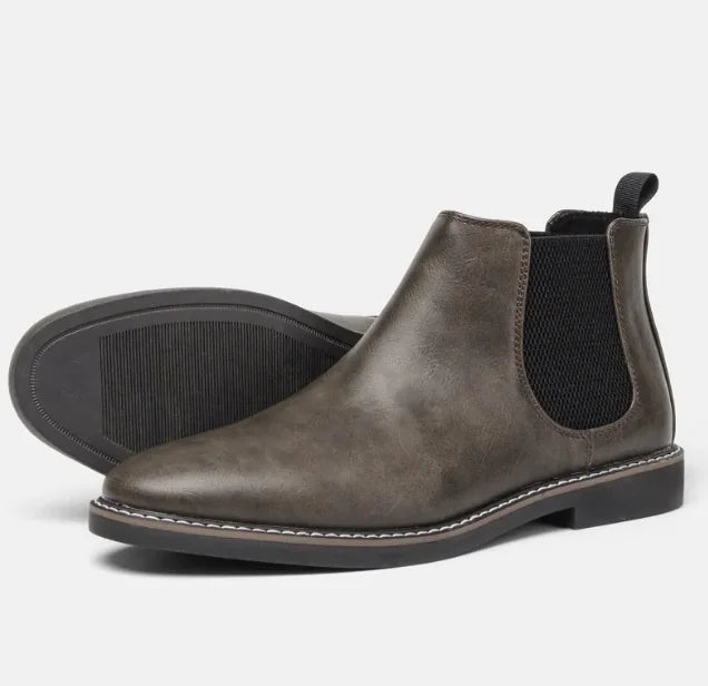 Retro Men's Cowhide Boots Pi-Mart