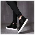 Men's High-Top Chelsea Boots - Genuine Leather Casuals Pi-Mart