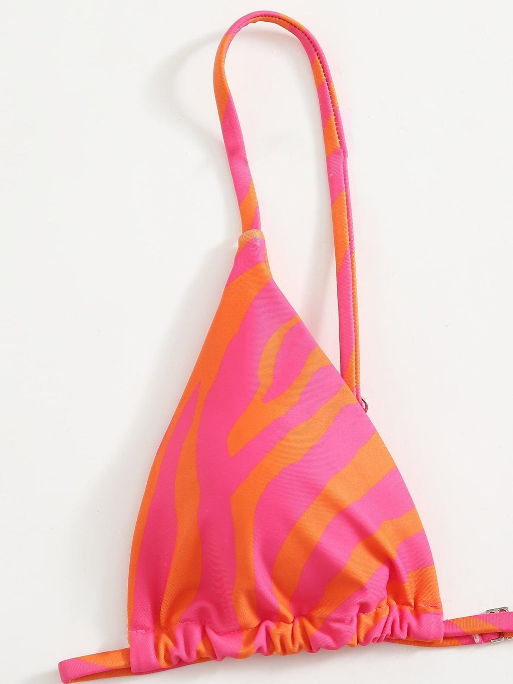 Zebra Print Push Up Bikini New Arrival Padded Bra Low Waist Swimsuit Female Swimwear Women Women's Ruffle Triangle Bikini Frill Printed String Tie Side Two Piece Set Swimsuit Stevvex