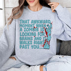 Zombie Looking For Brains Sweatshirt
