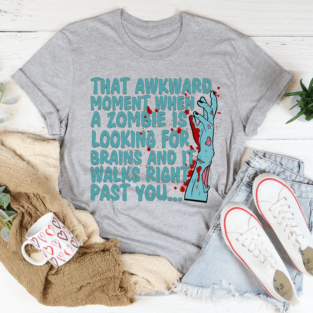Zombie Looking For Brains Tee