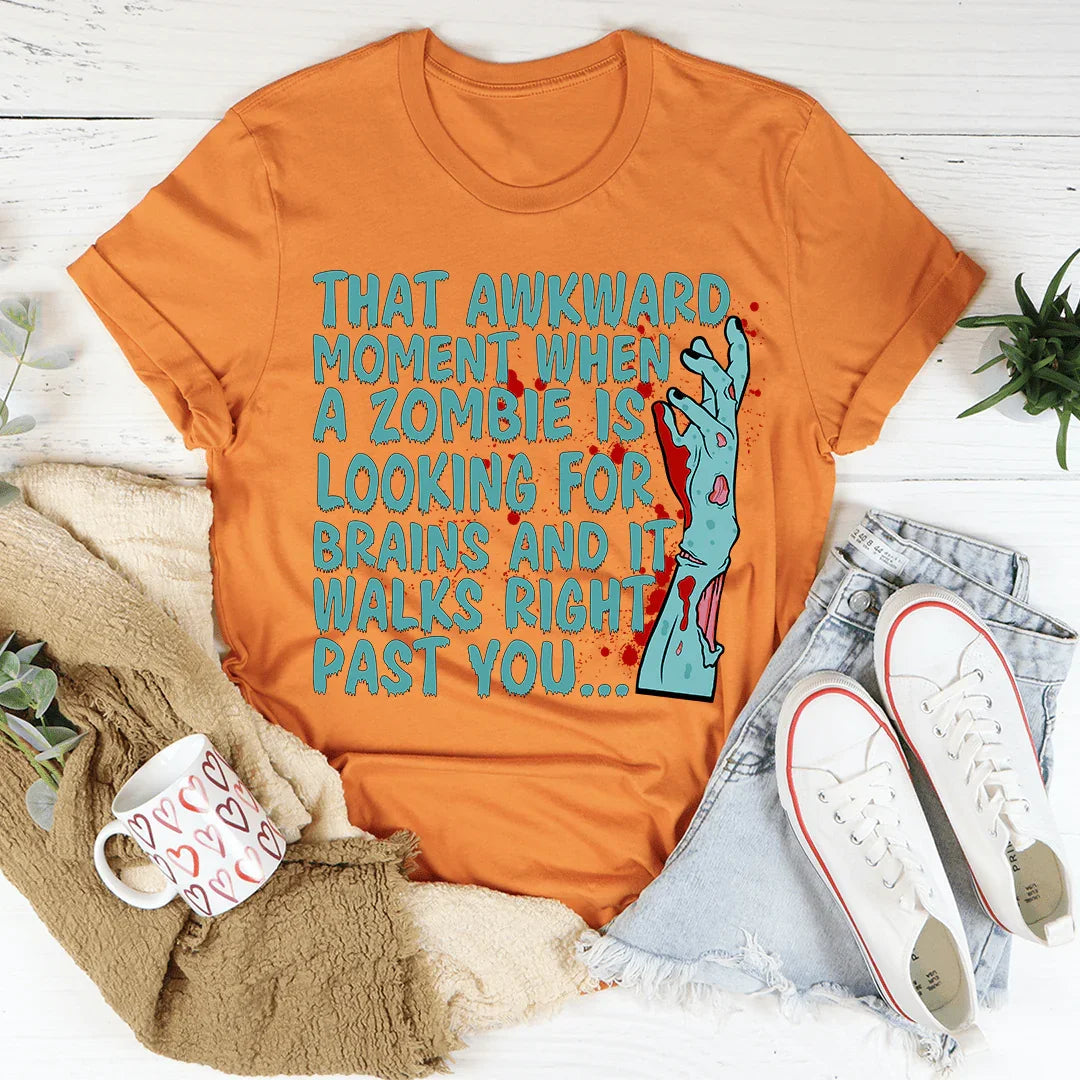Zombie Looking For Brains Tee