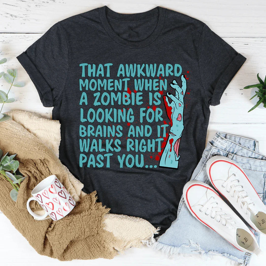 Zombie Looking For Brains Tee