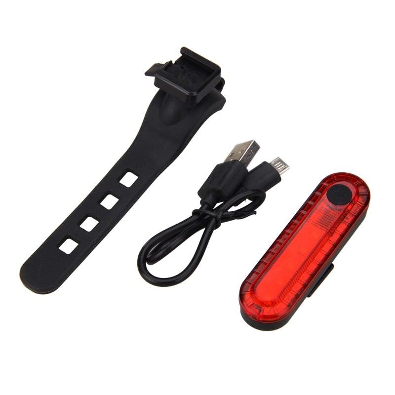 Zoomable LED Bicycle Light Bike Front Lamp Headlight With USB Rechargeable Built-In Battery Bike Light Set USB Rechargeable Powerful LED Bicycle Headlight And Tail Light Combo Stevvex