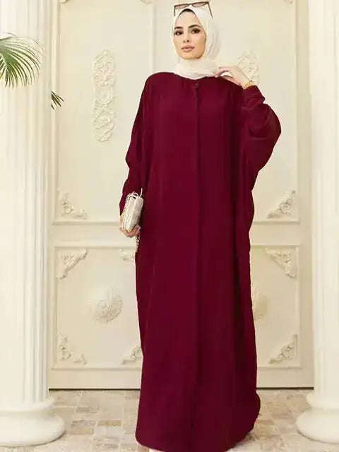 Fashion Single Breasted Muslim Dresses Lootquake LLC