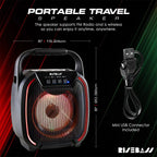 8" 600 watt Speaker - Portable Wireless Bluetooth Speaker with TWS Function Pi-Mart