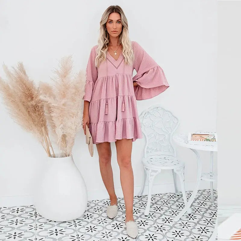 Sweet Maternity Chiffon Dress Pi-Mart
