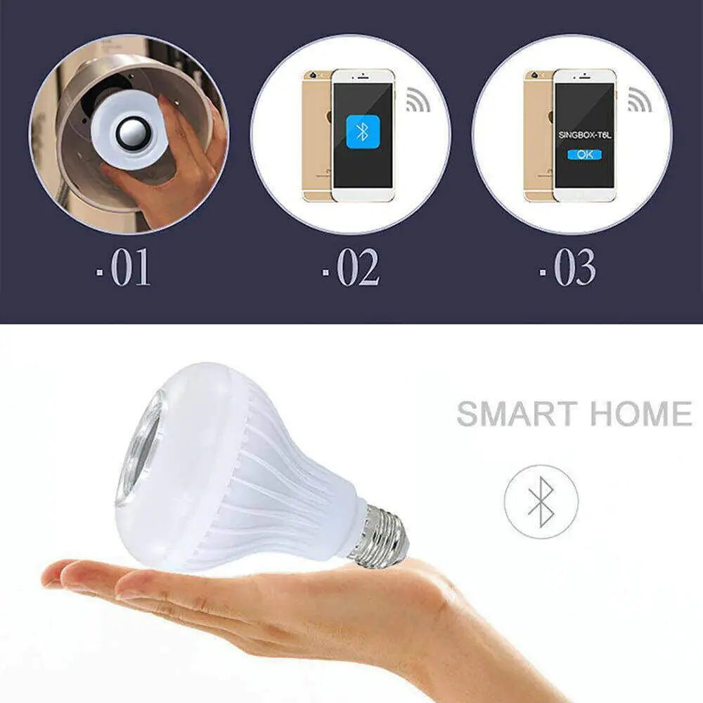 Smart Light Bulb LED Music Pi-Mart